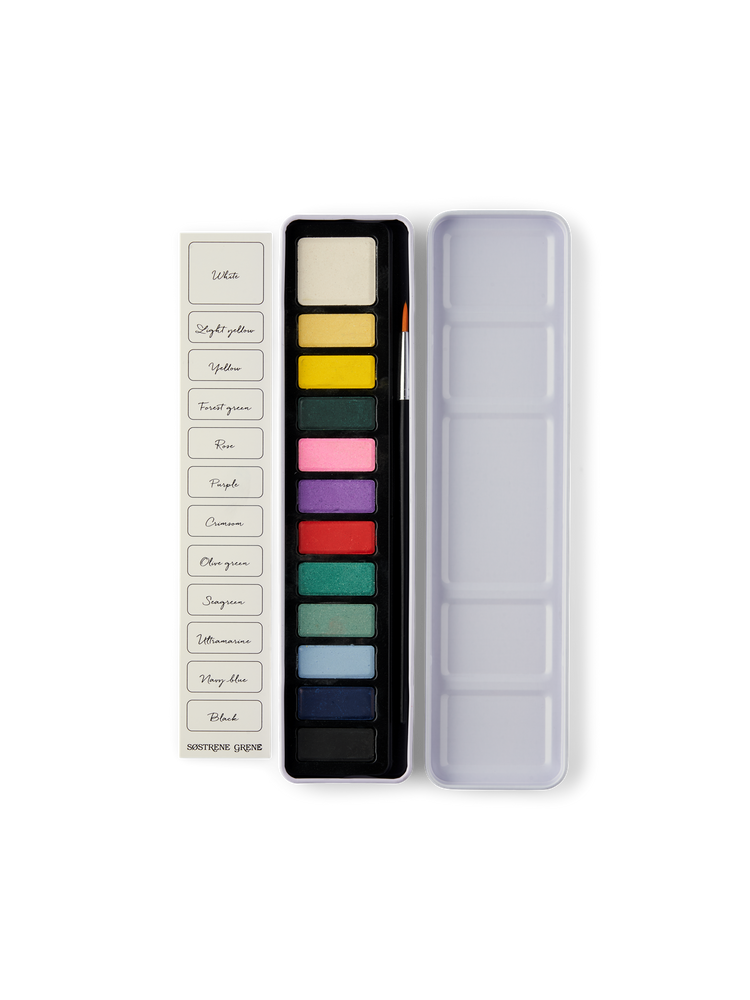Watercolour paint set