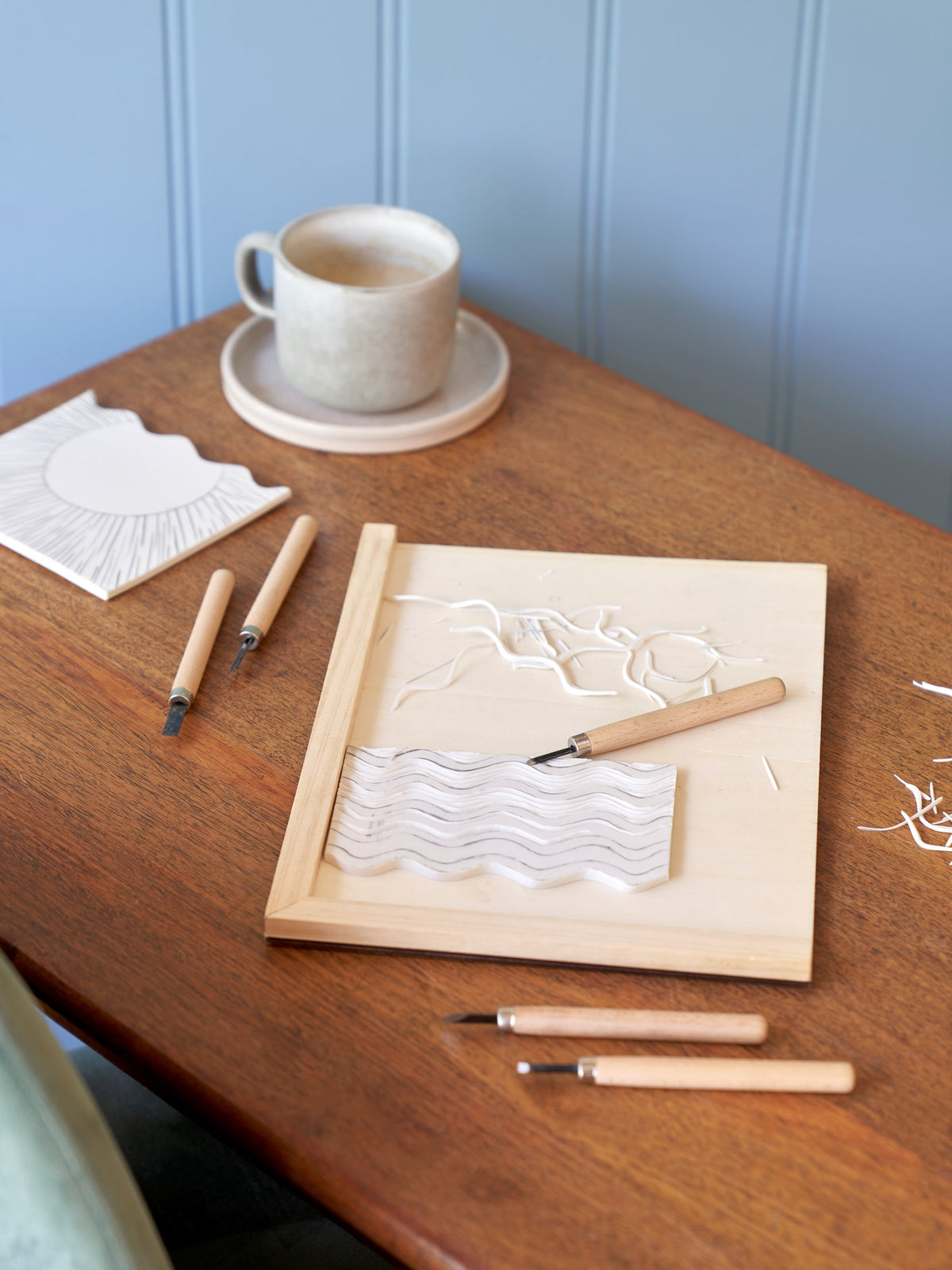 Linocut carving set