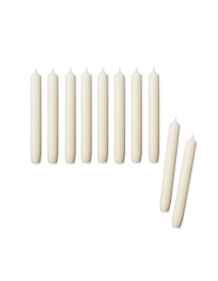 Taper candles 19 cm 10 pcs