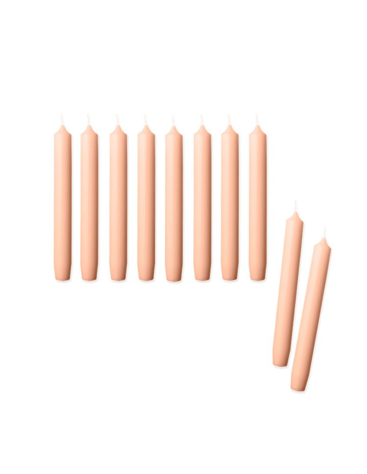 Taper candles 19 cm 10 pcs