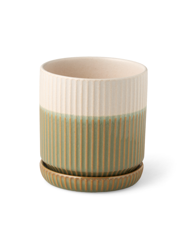 Flowerpot with saucer
