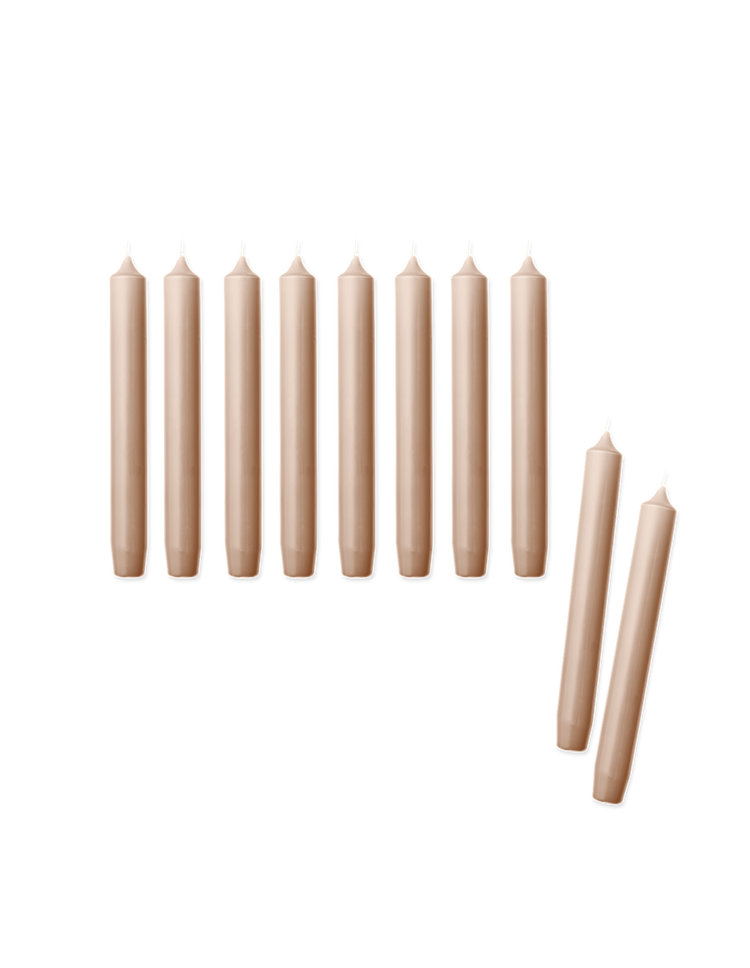 Taper candles 19 cm 10 pcs
