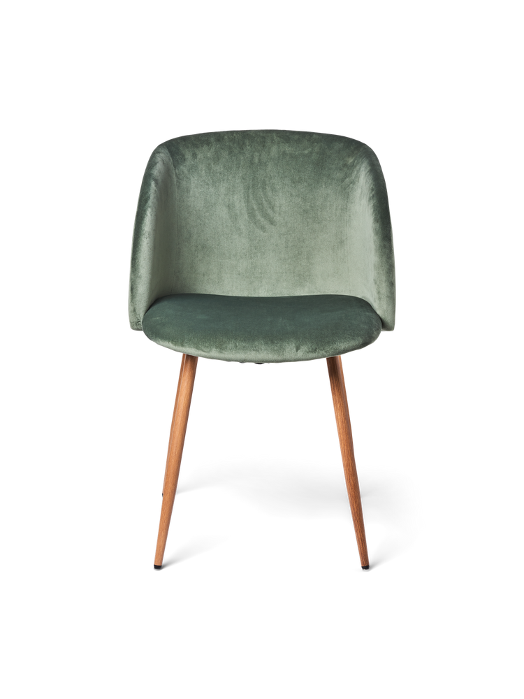 ANNA Velvet dining chair with arm rest