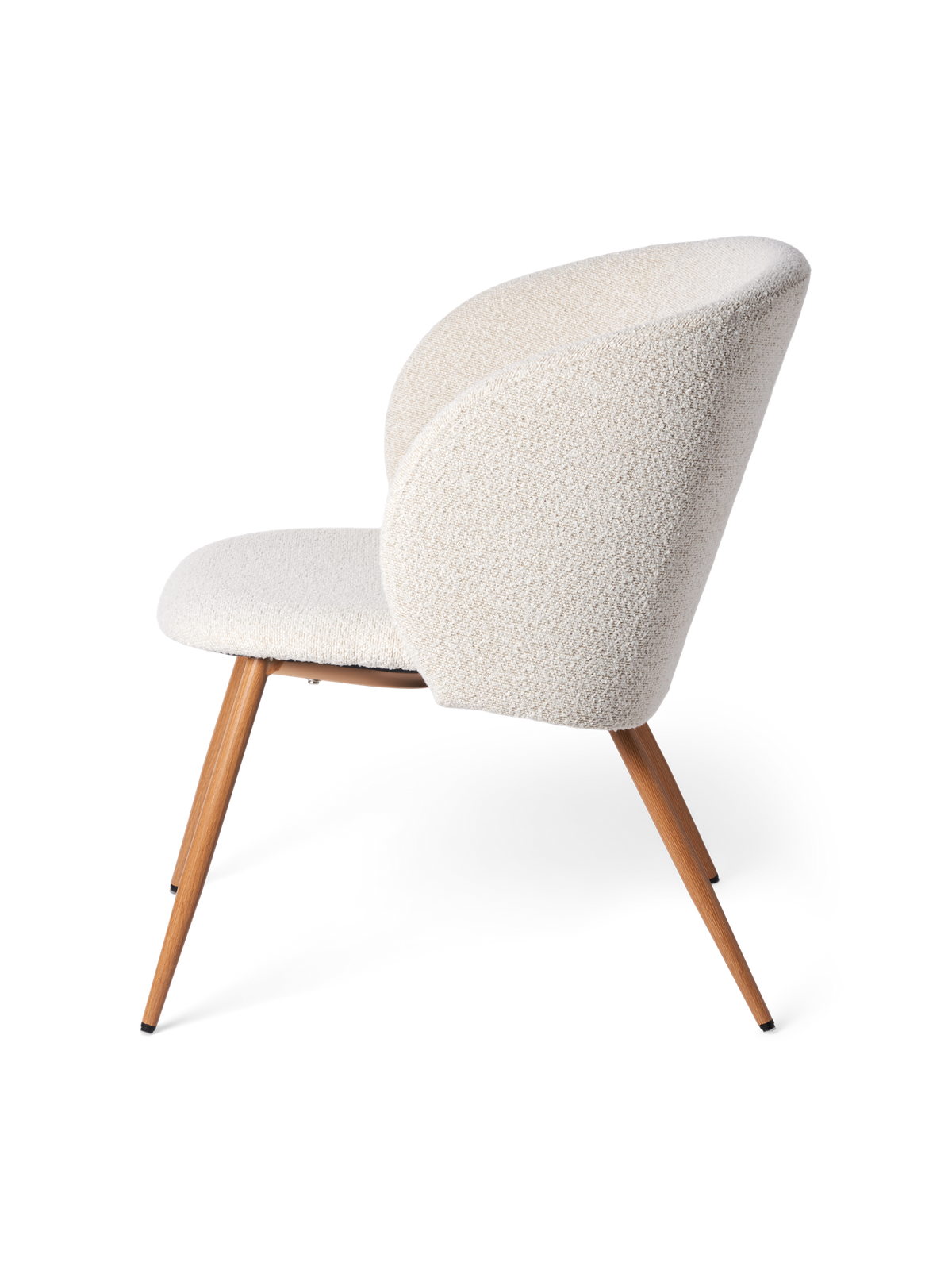 Bouclé lounge chair