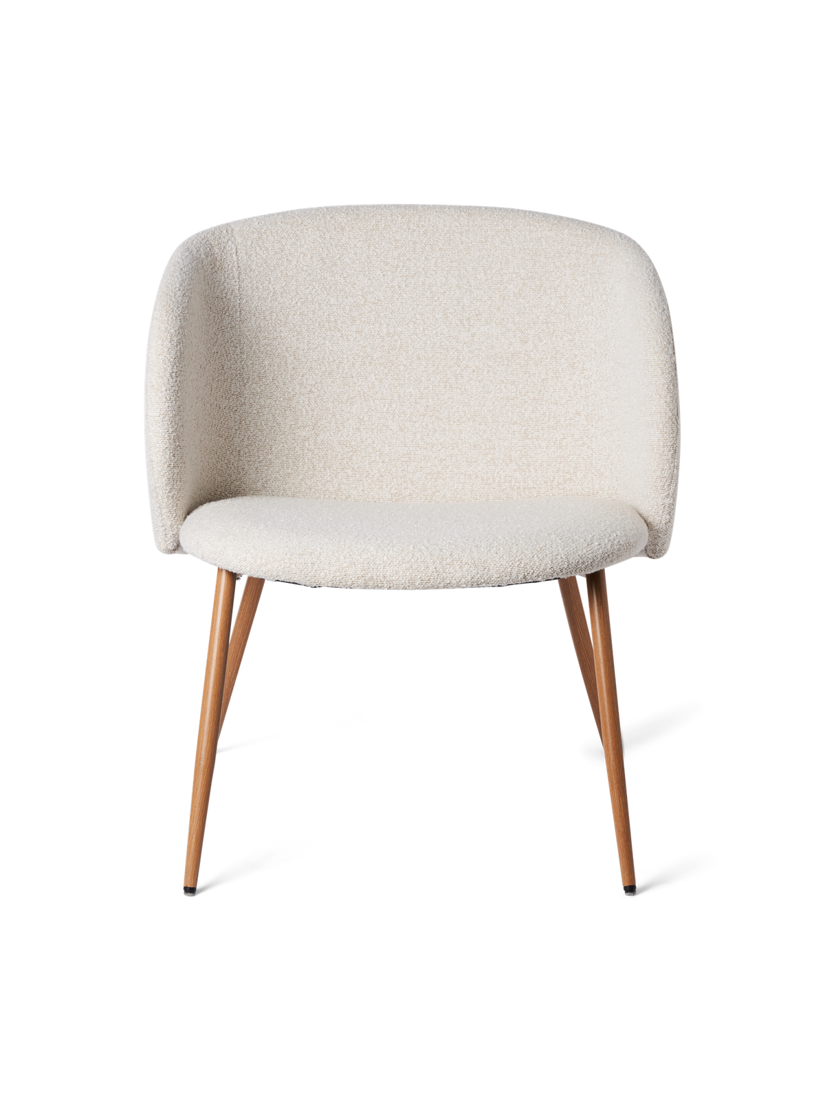 Bouclé lounge chair