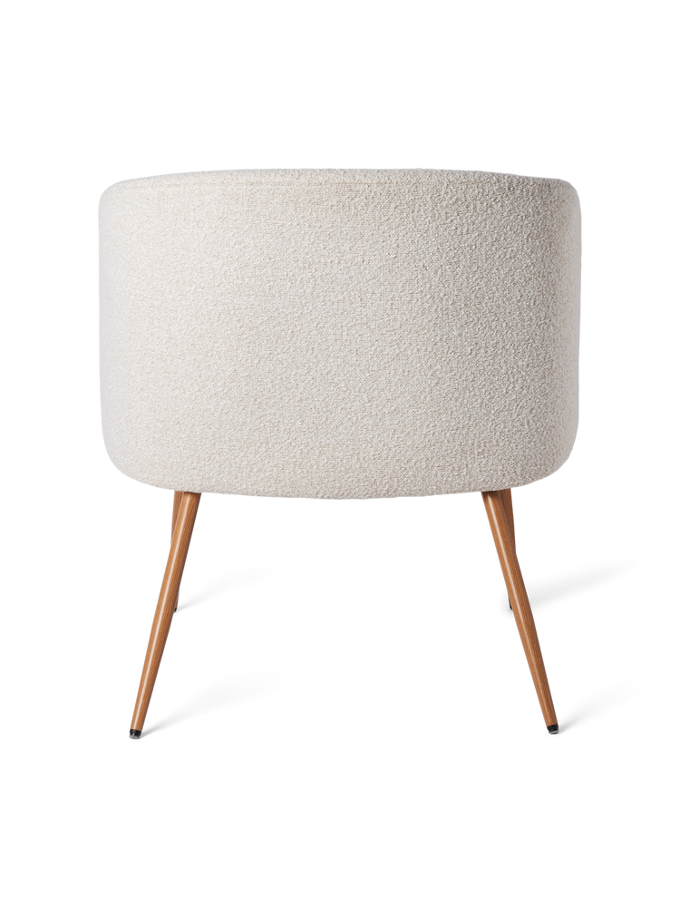 Bouclé lounge chair
