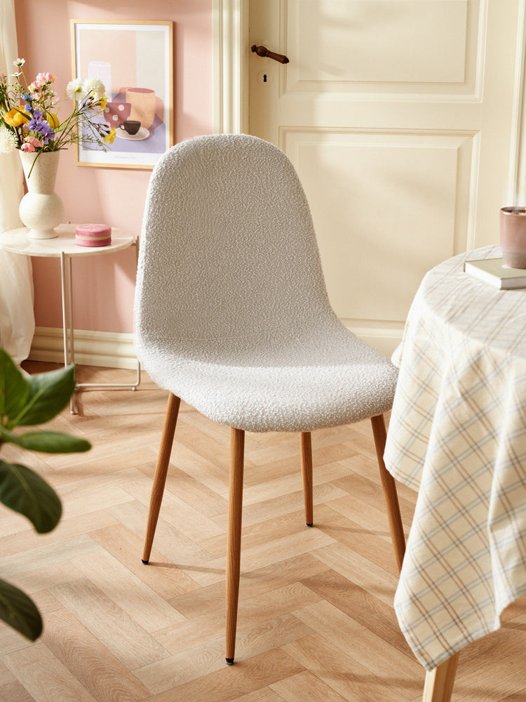 CLARA Bouclé dining chair