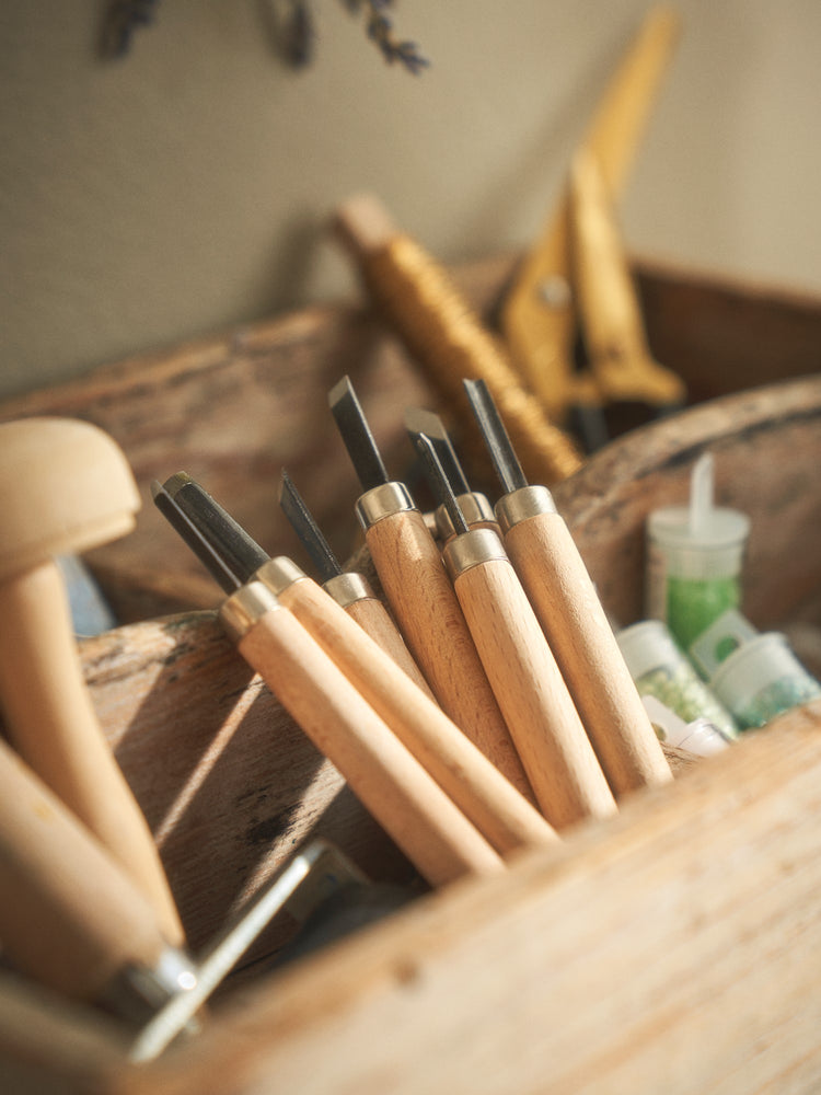 Linocut carving set