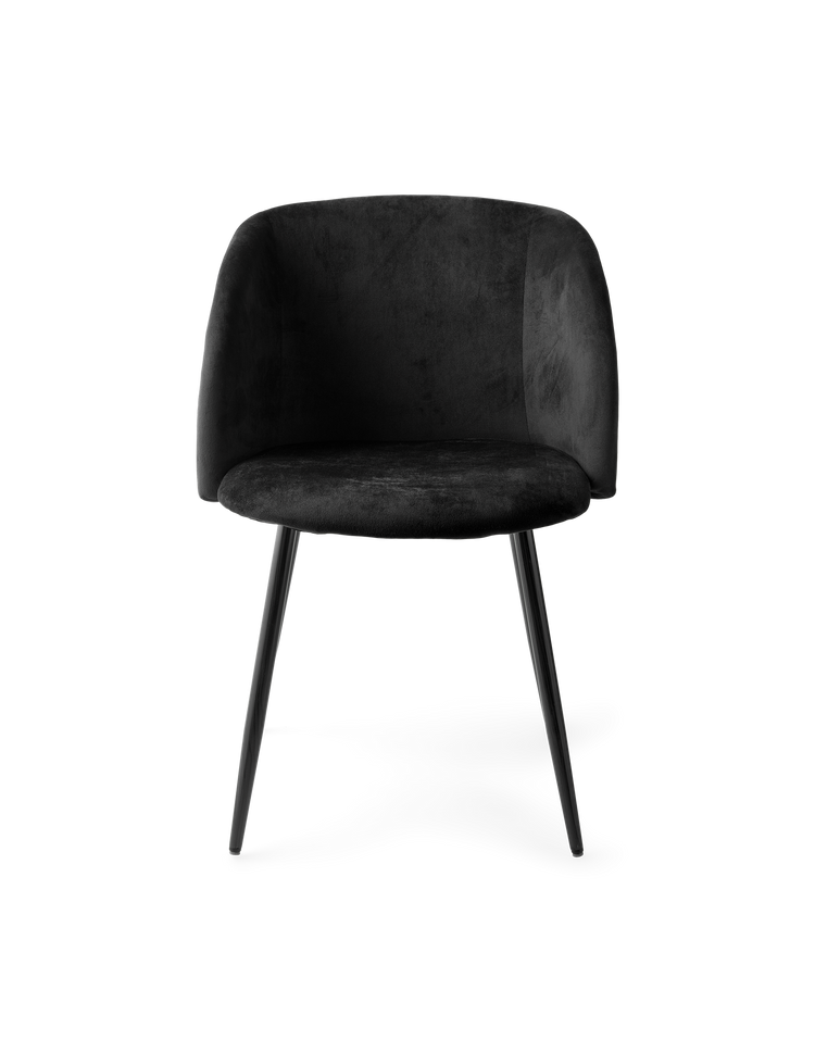 ANNA Velvet dining chair with arm rest