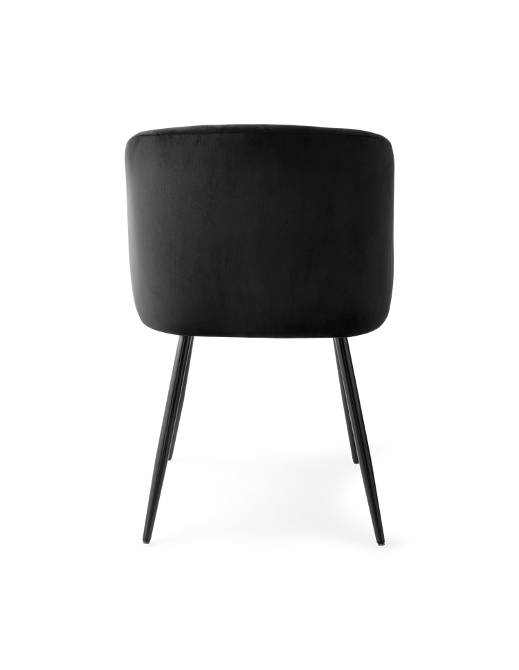ANNA Velvet dining chair with arm rest