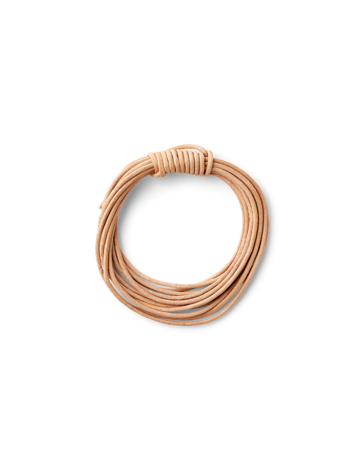 Buffalo leather cord