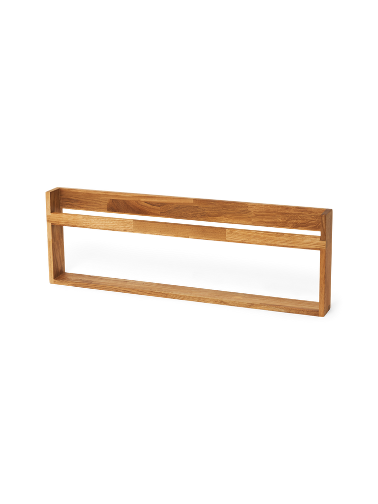 Wall-mounted magazine holder