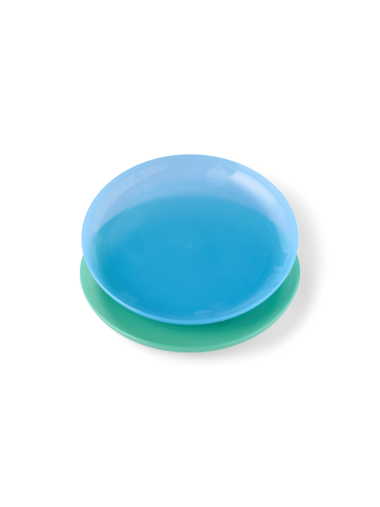Reusable plastic plates for children