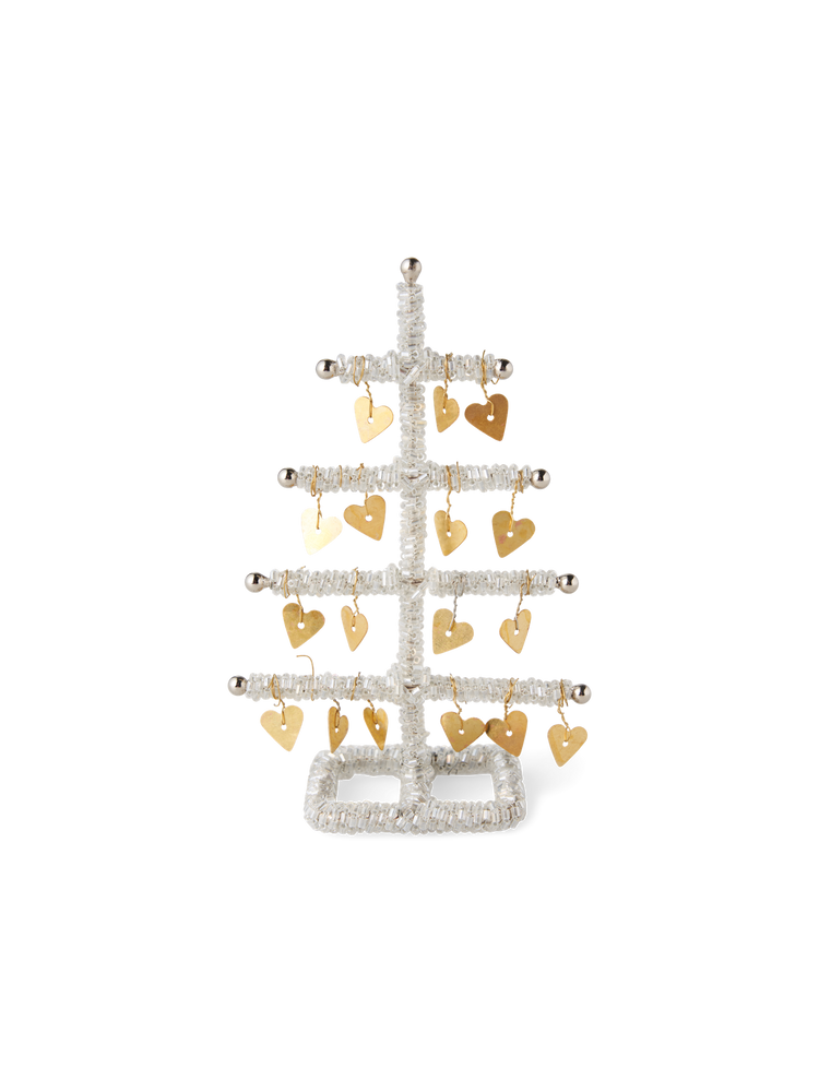 Decorative tree with hearts