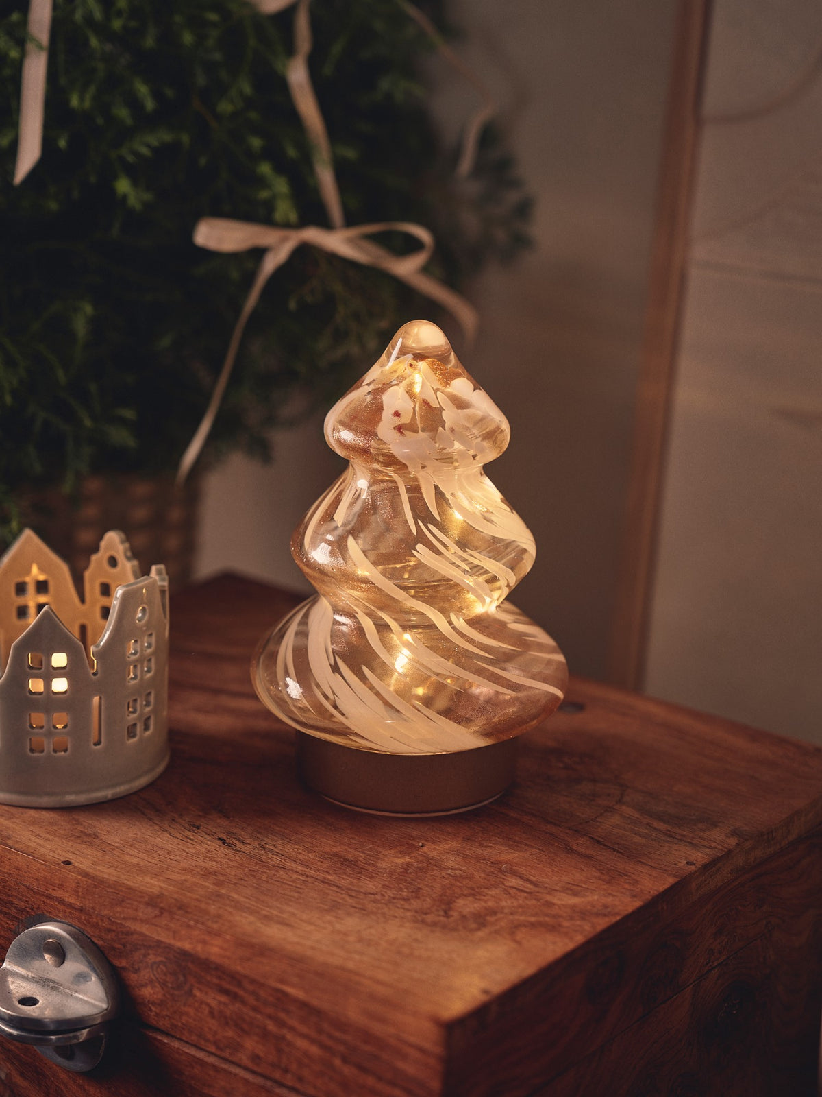 Decorative tree with LED