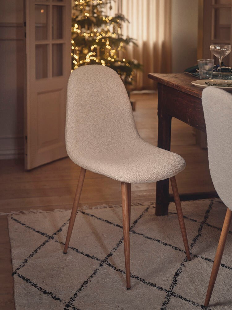 CLARA Bouclé dining chair