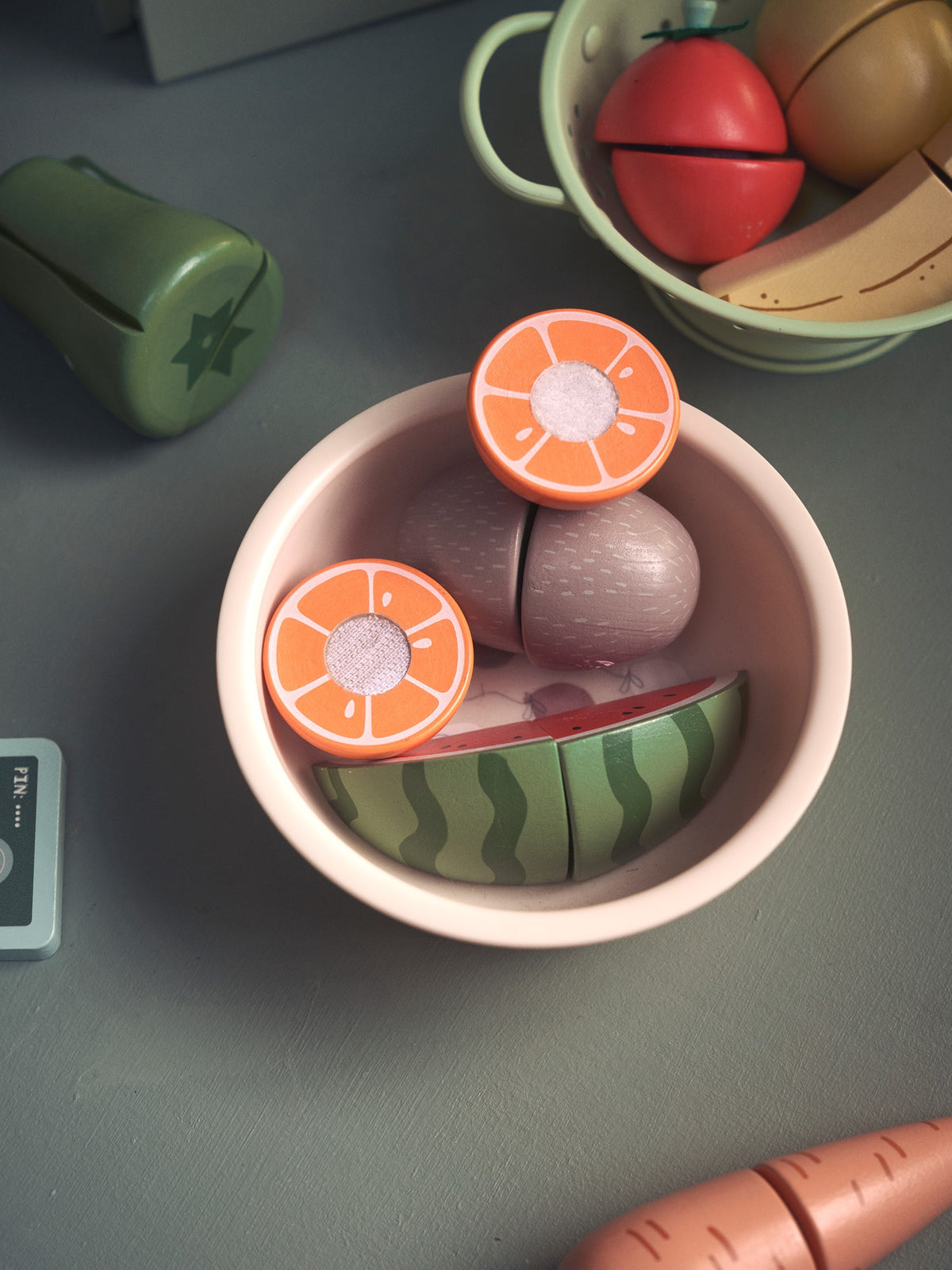 Wooden toy orange