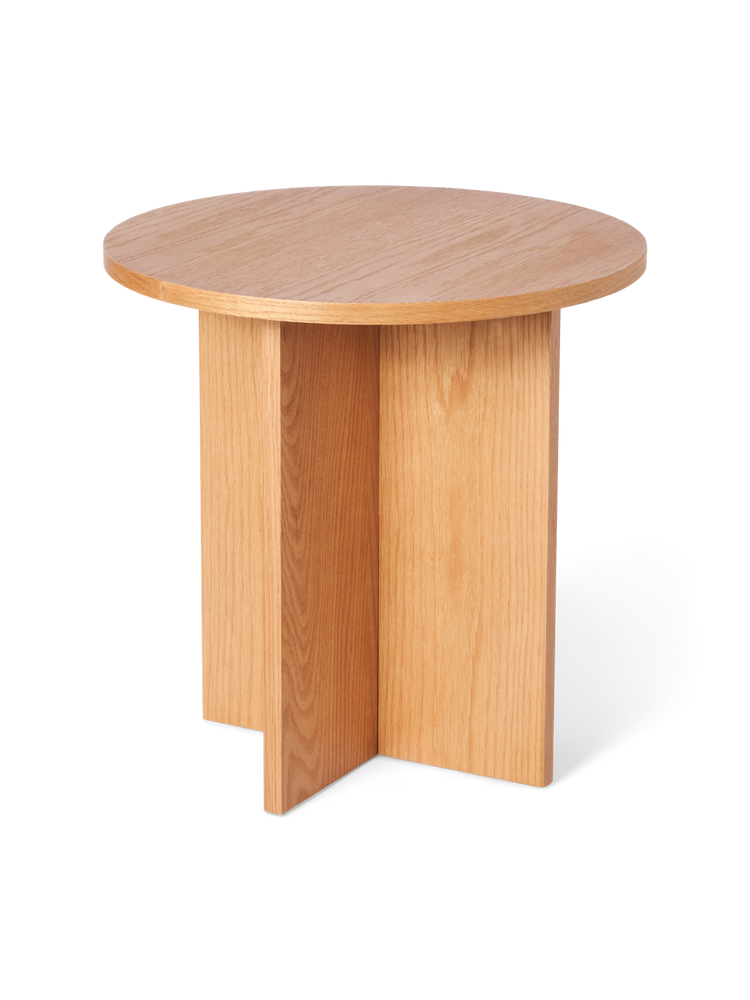 Round side table