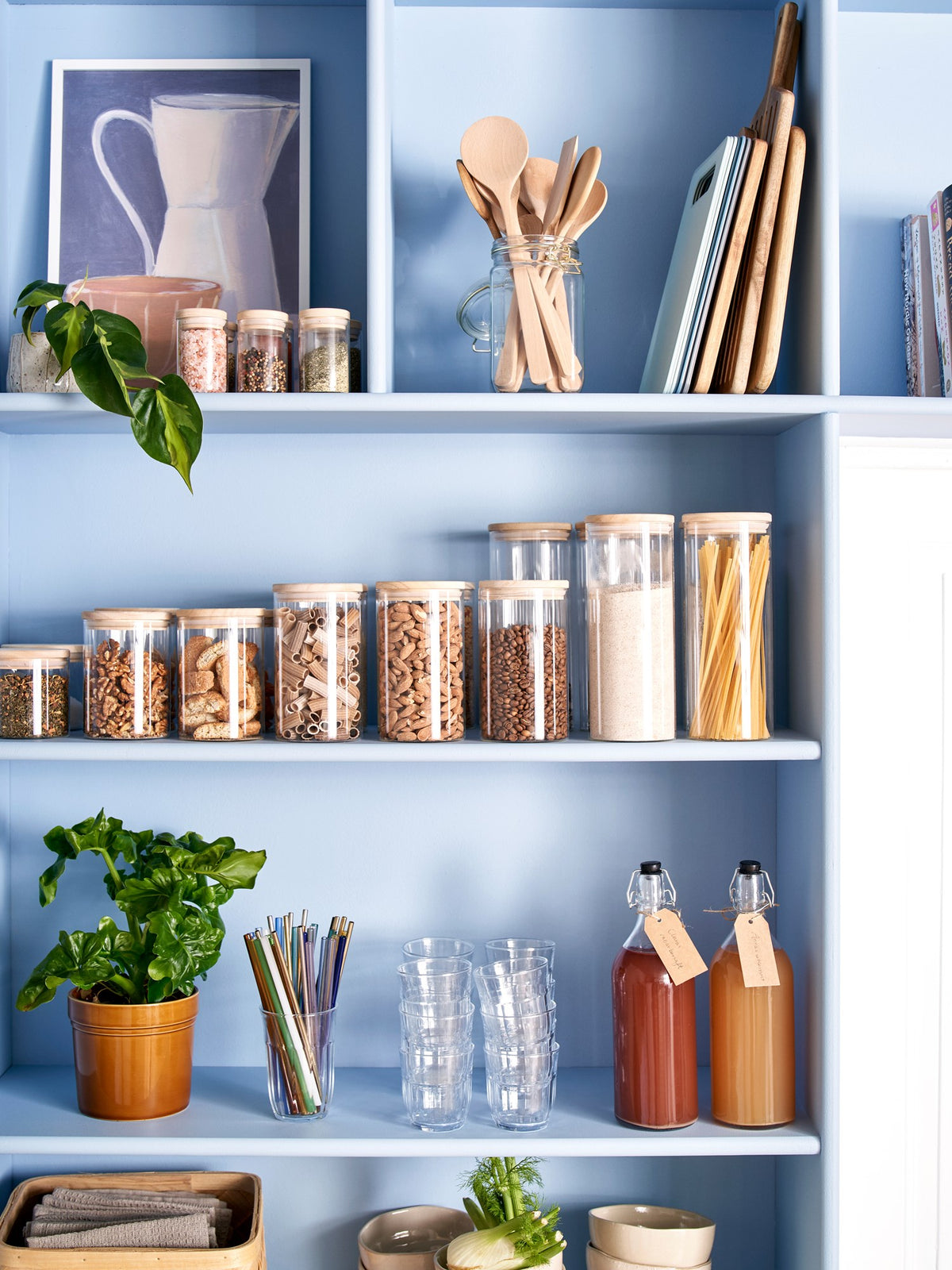 Jars with lid 1400 ml