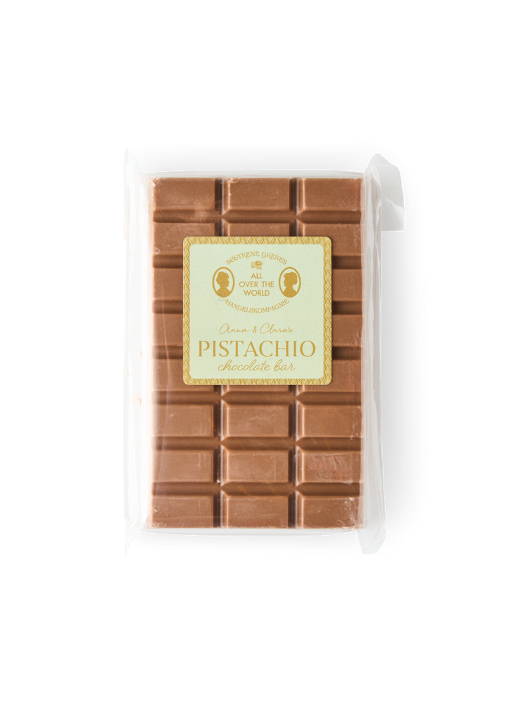 Pistachio chocolate bar