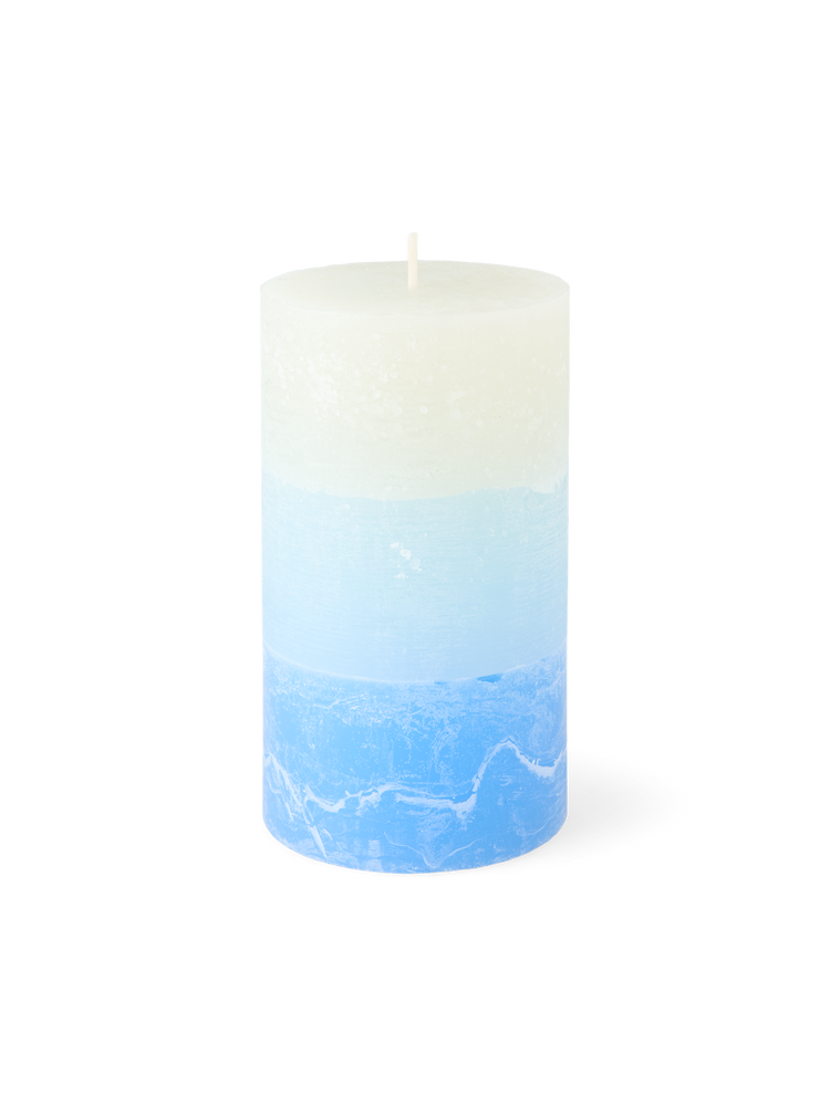 Rustic pillar candle