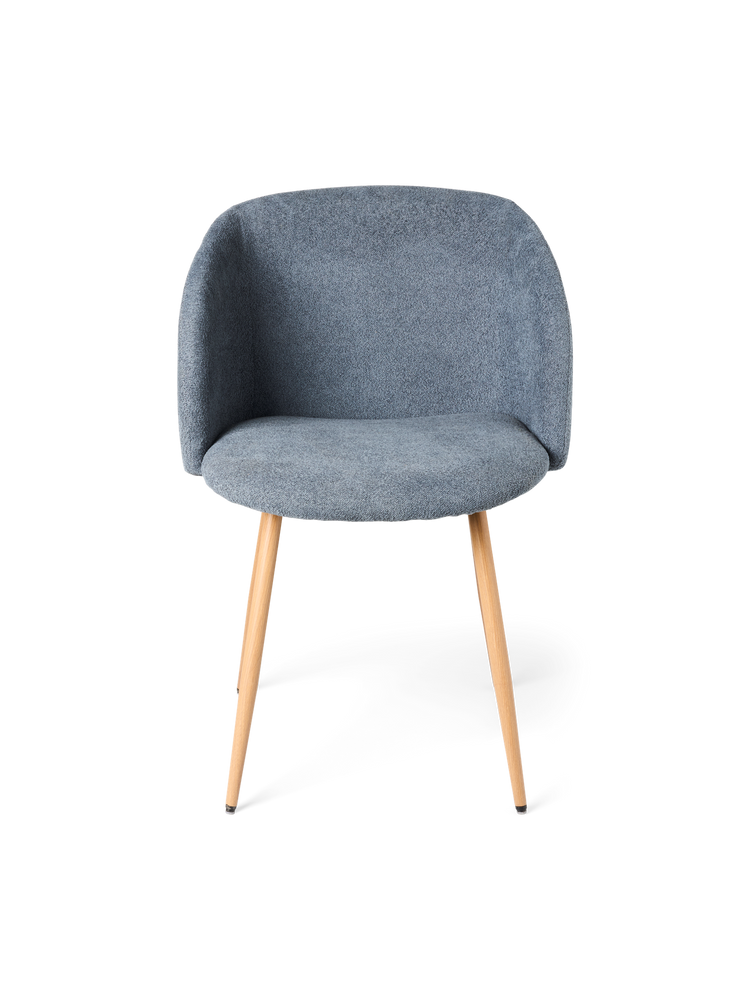 ANNA Bouclé dining chair with arm rest