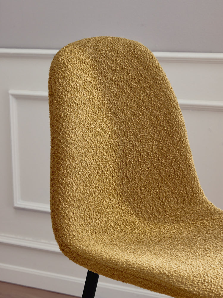 CLARA Bouclé dining chair