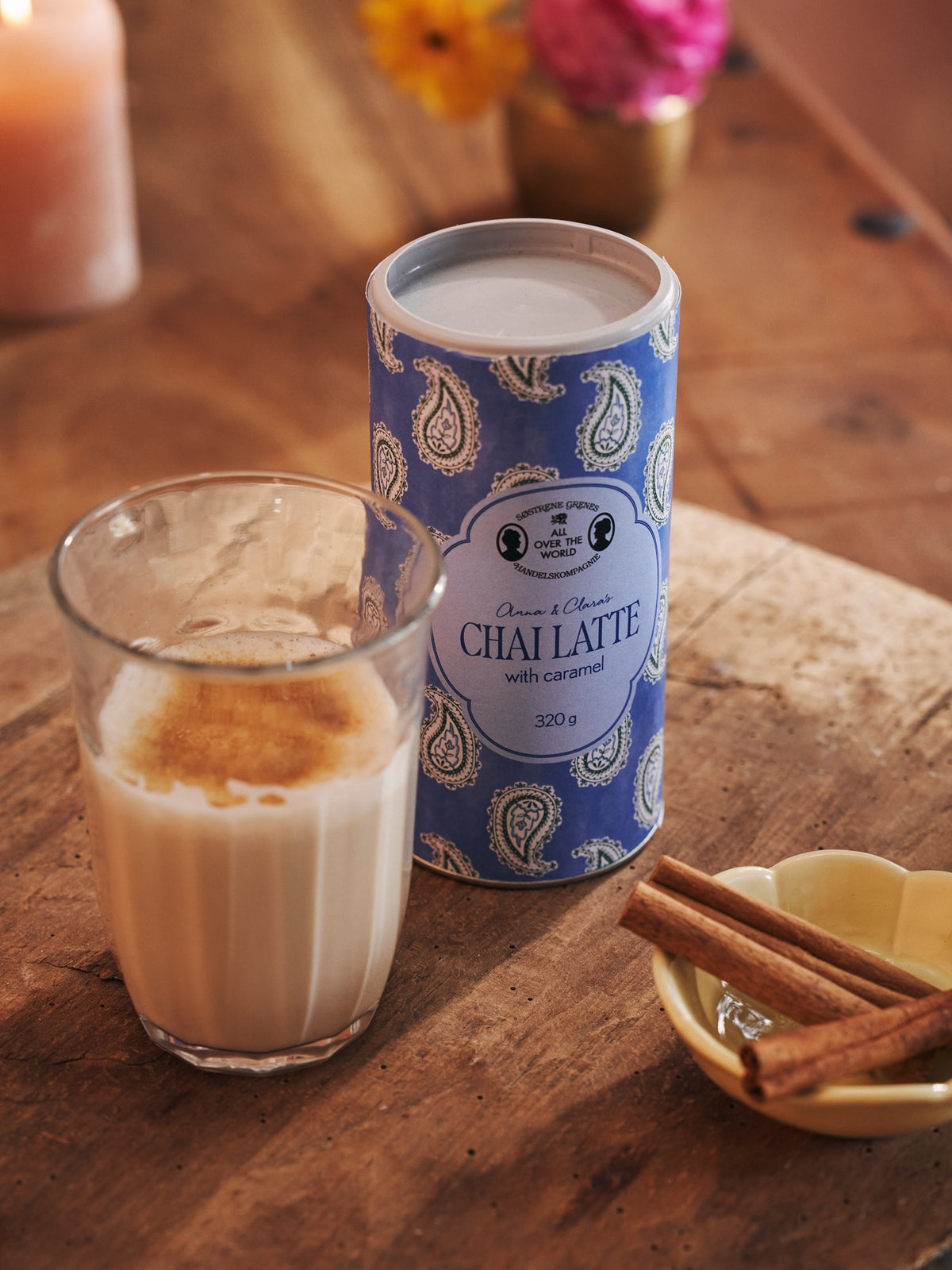 Chai latte caramel