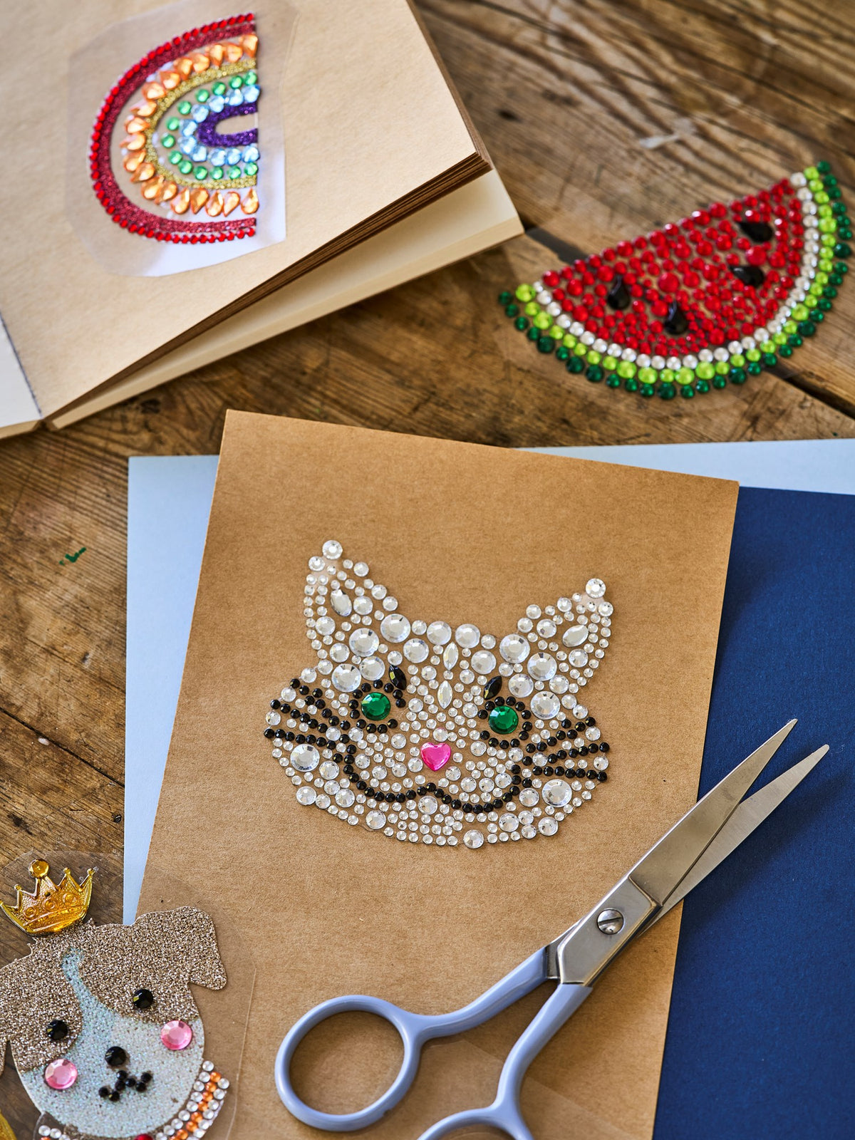 Gem stickers set