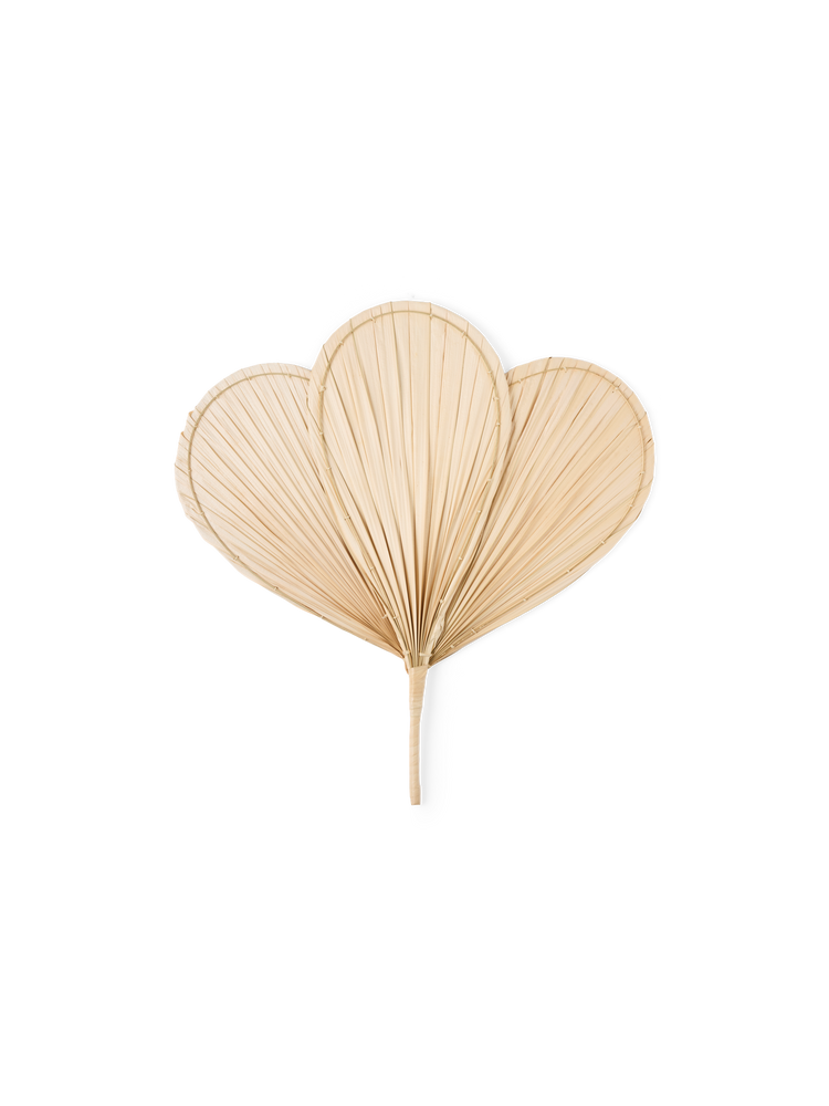 Palm leaf deco fan