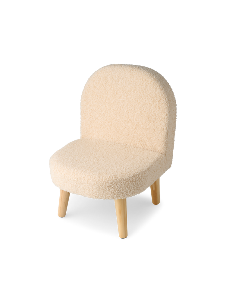 Bouclé children's chair
