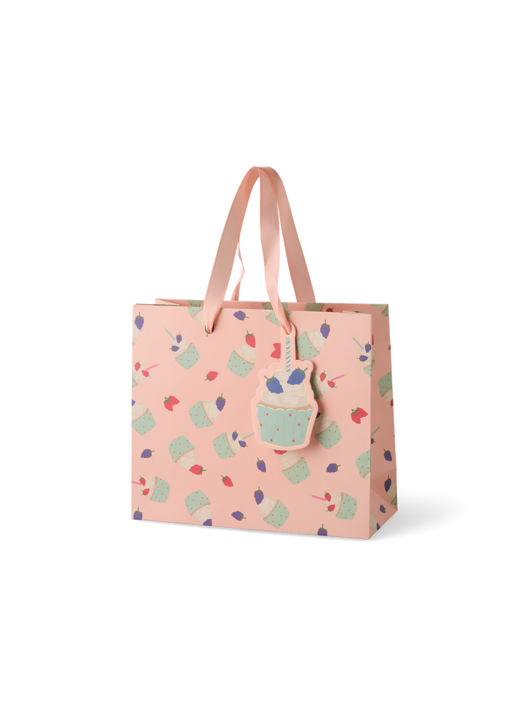 Gift bag with tag