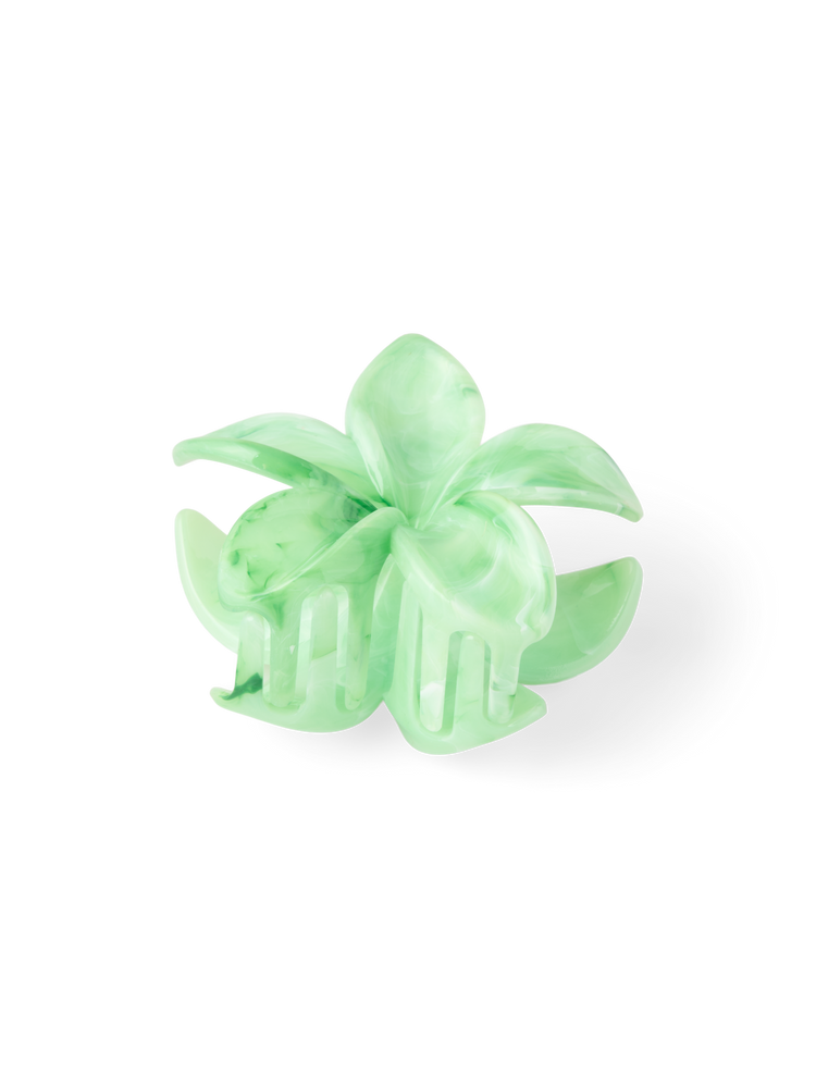 Flower hair claw