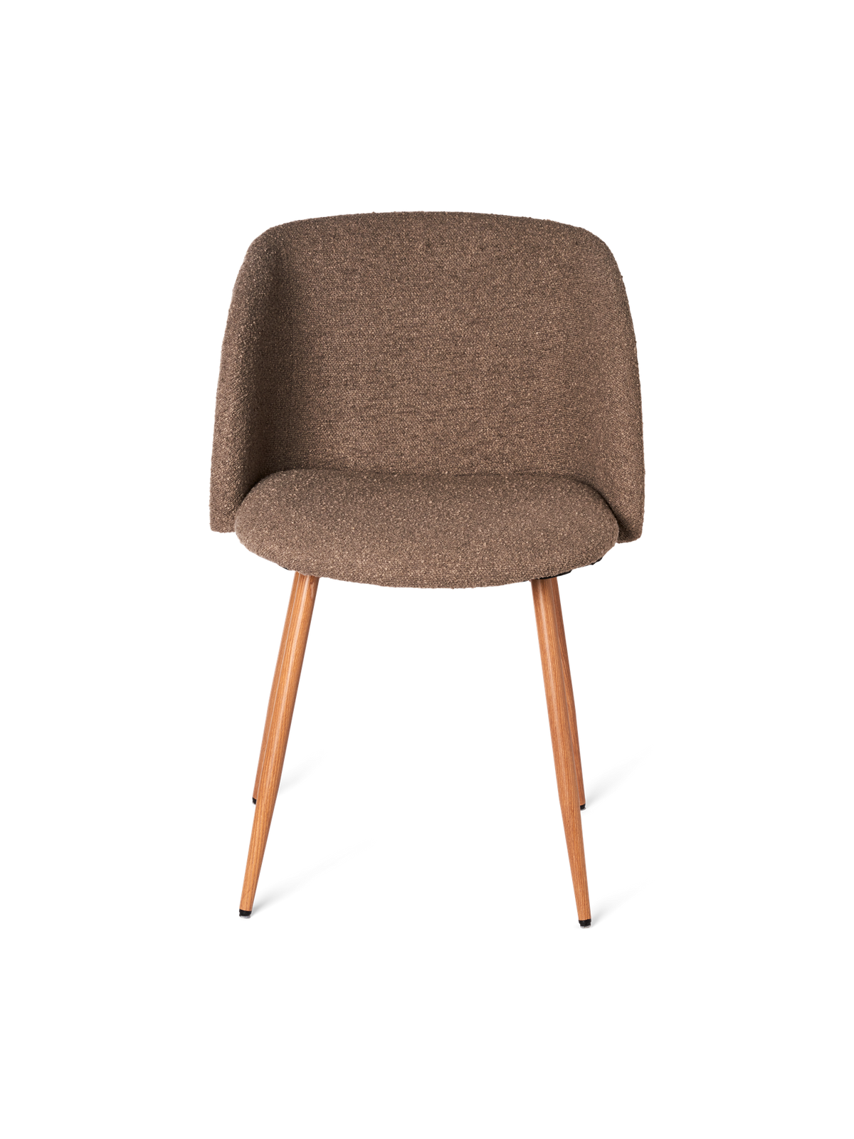 ANNA Bouclé dining chair with arm rest