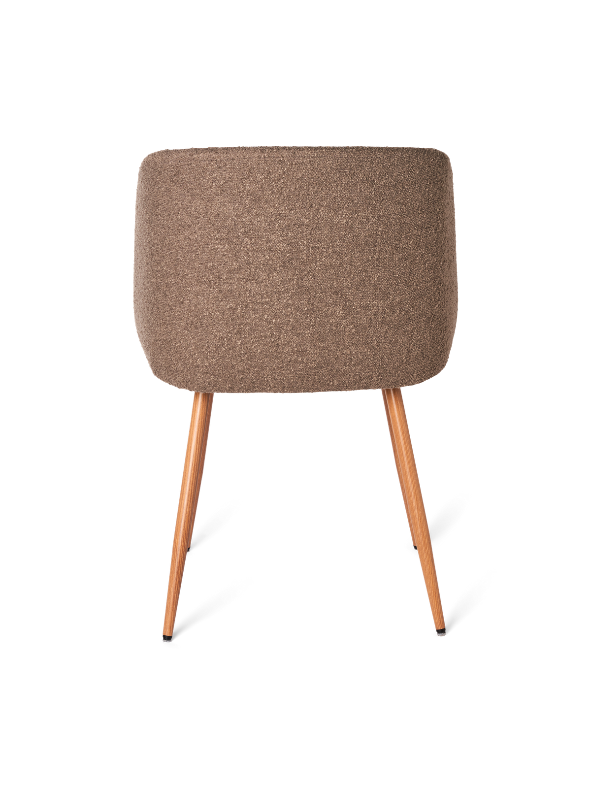 ANNA Bouclé dining chair with arm rest