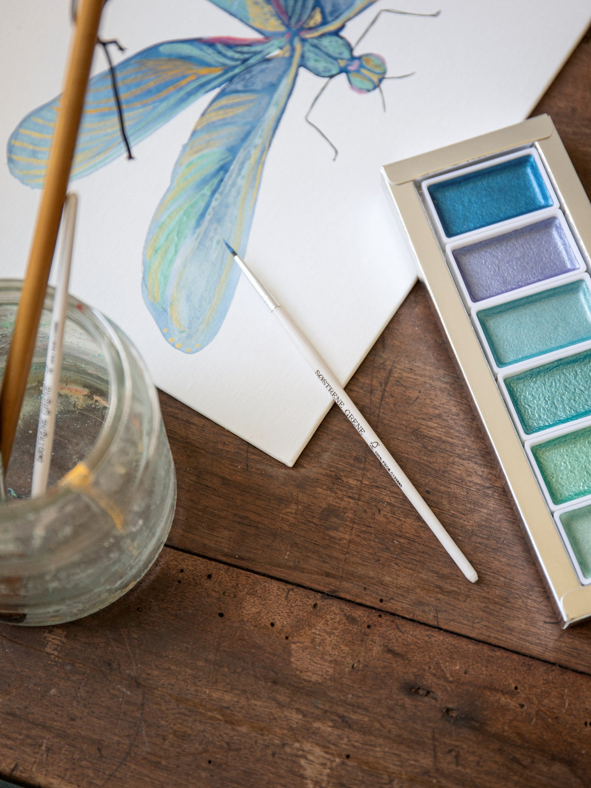 Nylon brush set 00/1
