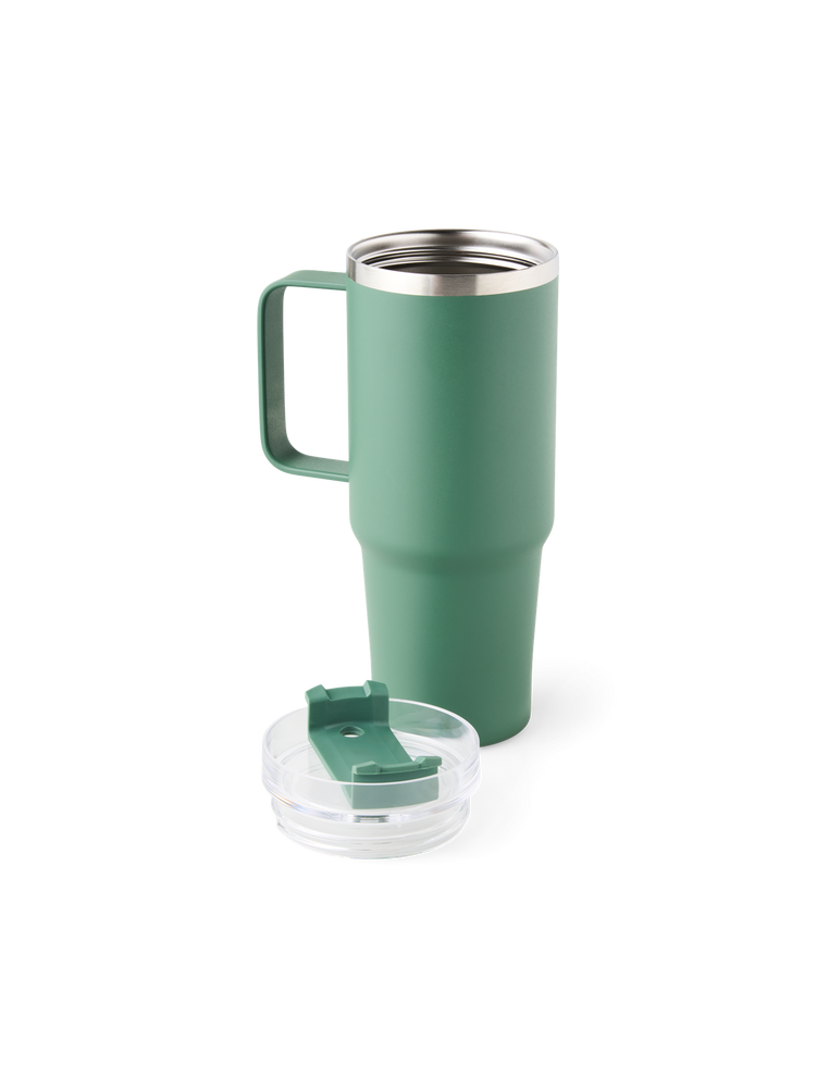 Tumbler with straw and handle 880 ml