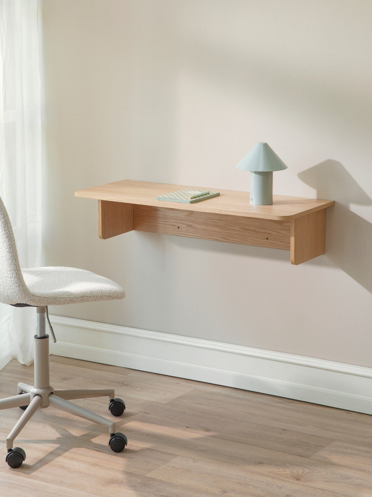 Wall-mounted desk