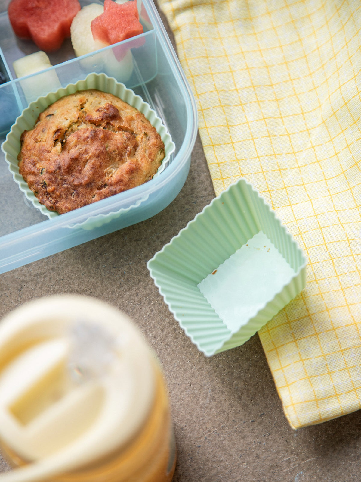 Square muffin moulds