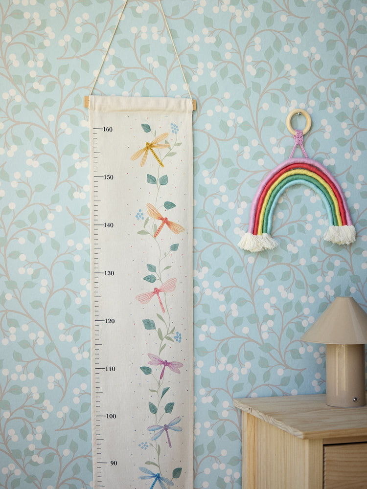 Height ruler for wall