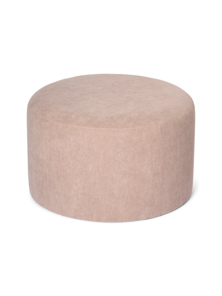 Corduroy pouffe