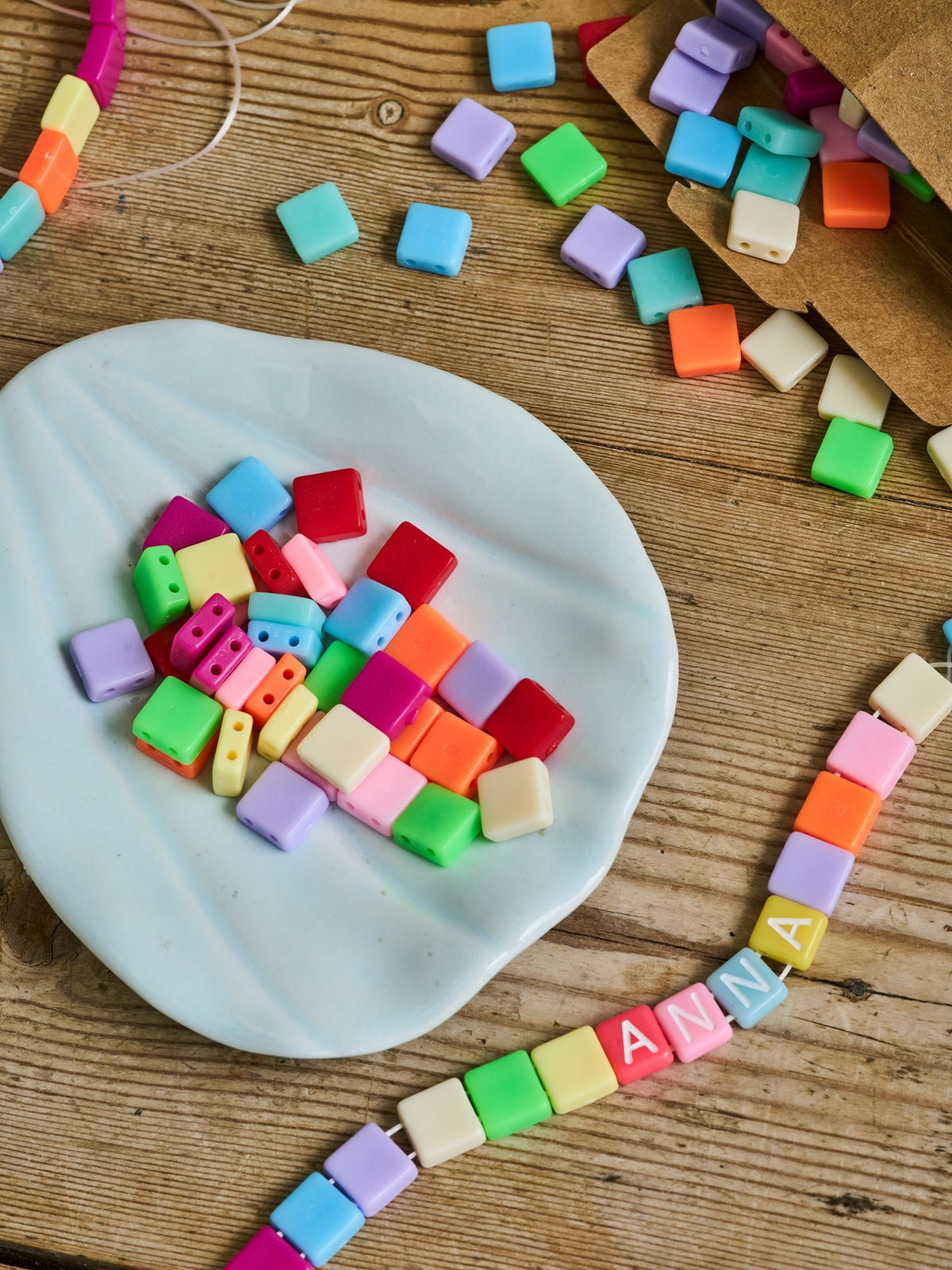 Tile beads