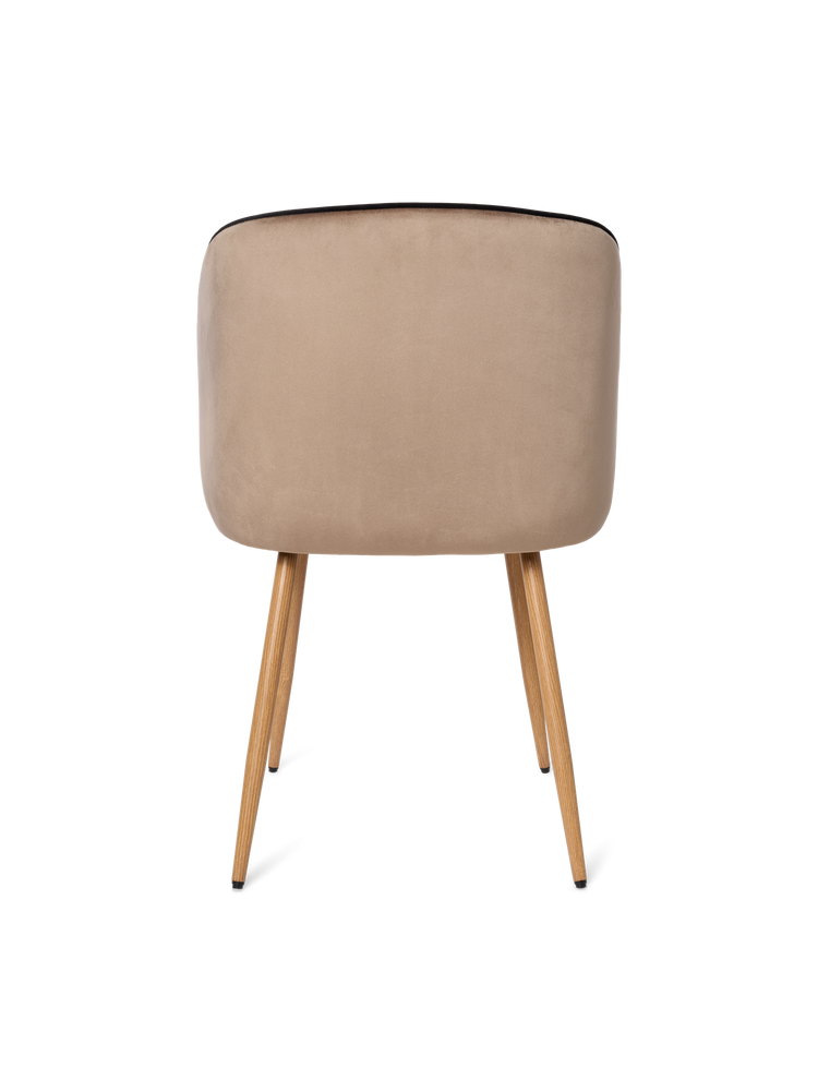 ANNA Velvet dining chair with arm rest