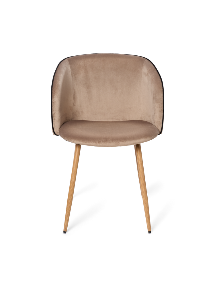 ANNA Velvet dining chair with arm rest
