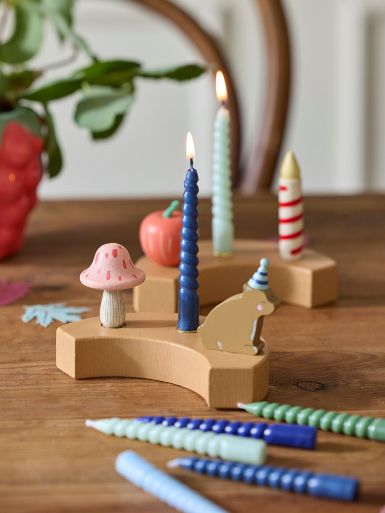 Twisted candles 10 cm