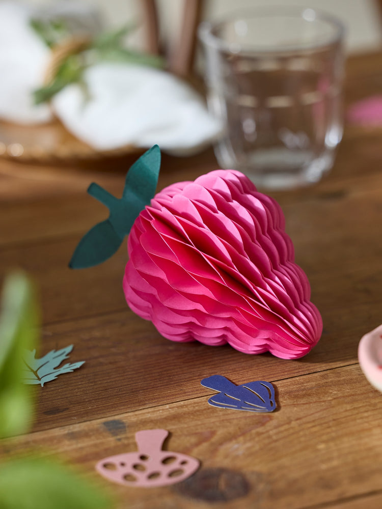 Paper fruit decorations