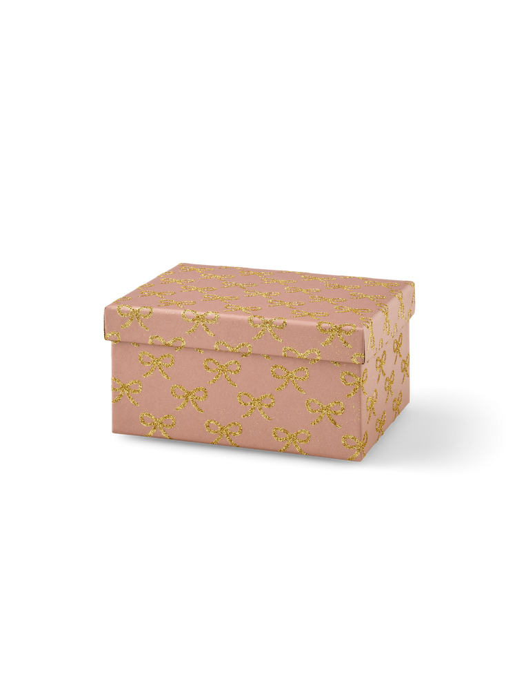 Box with glitter