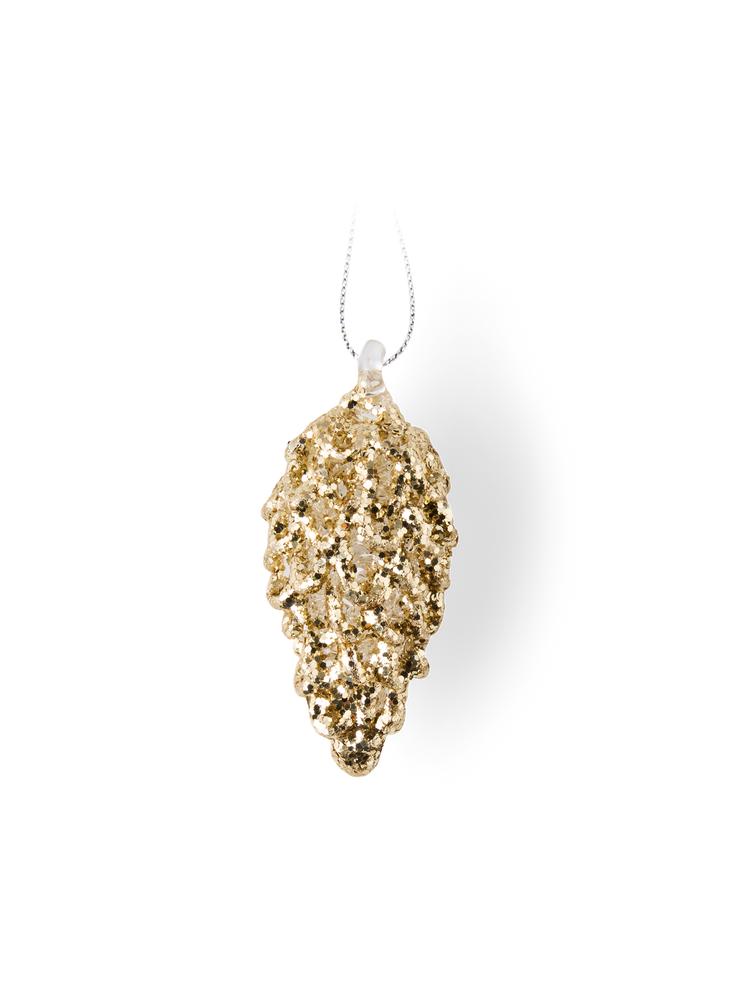 Glass cone ornament