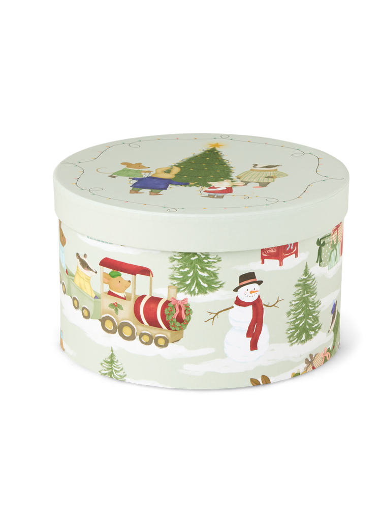 Round gift box