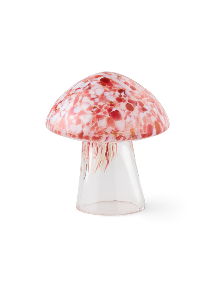 Decorative glass mushroom